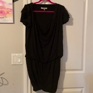 BCBGMaxAzria Runway black short sleeved dress